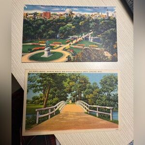 Vintage Postcards Boston/Concord Massachusetts